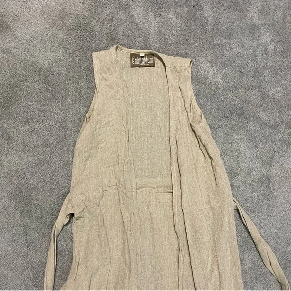 Chinta Mani Alchemi Tunic Womens Small 100% Cotton Beige Bohemian - Picture 2 of 15